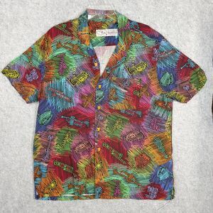 RARE 2012 BayouWear Jumble YaYa XL Jazz Fest Hawaiian Shirt Rayon USA